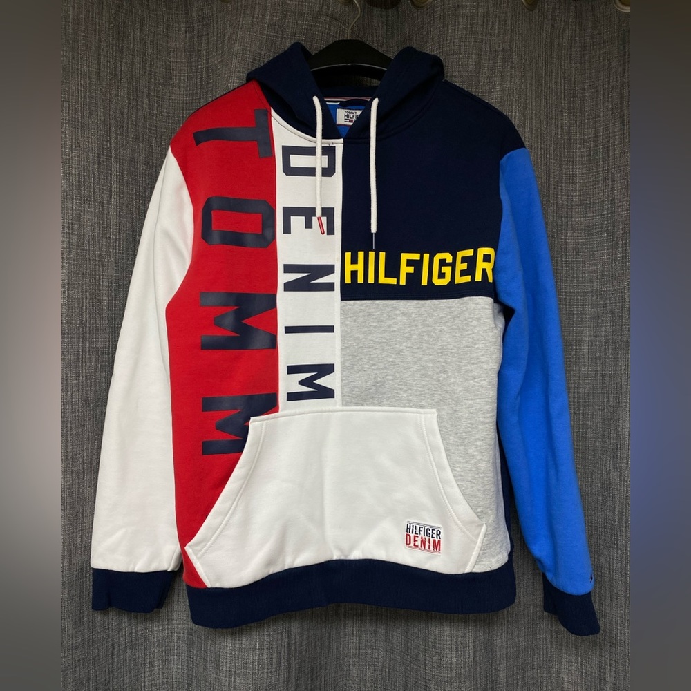 Tommy Hilfiger ‘Tri-Color Hoodie’ Large (L)